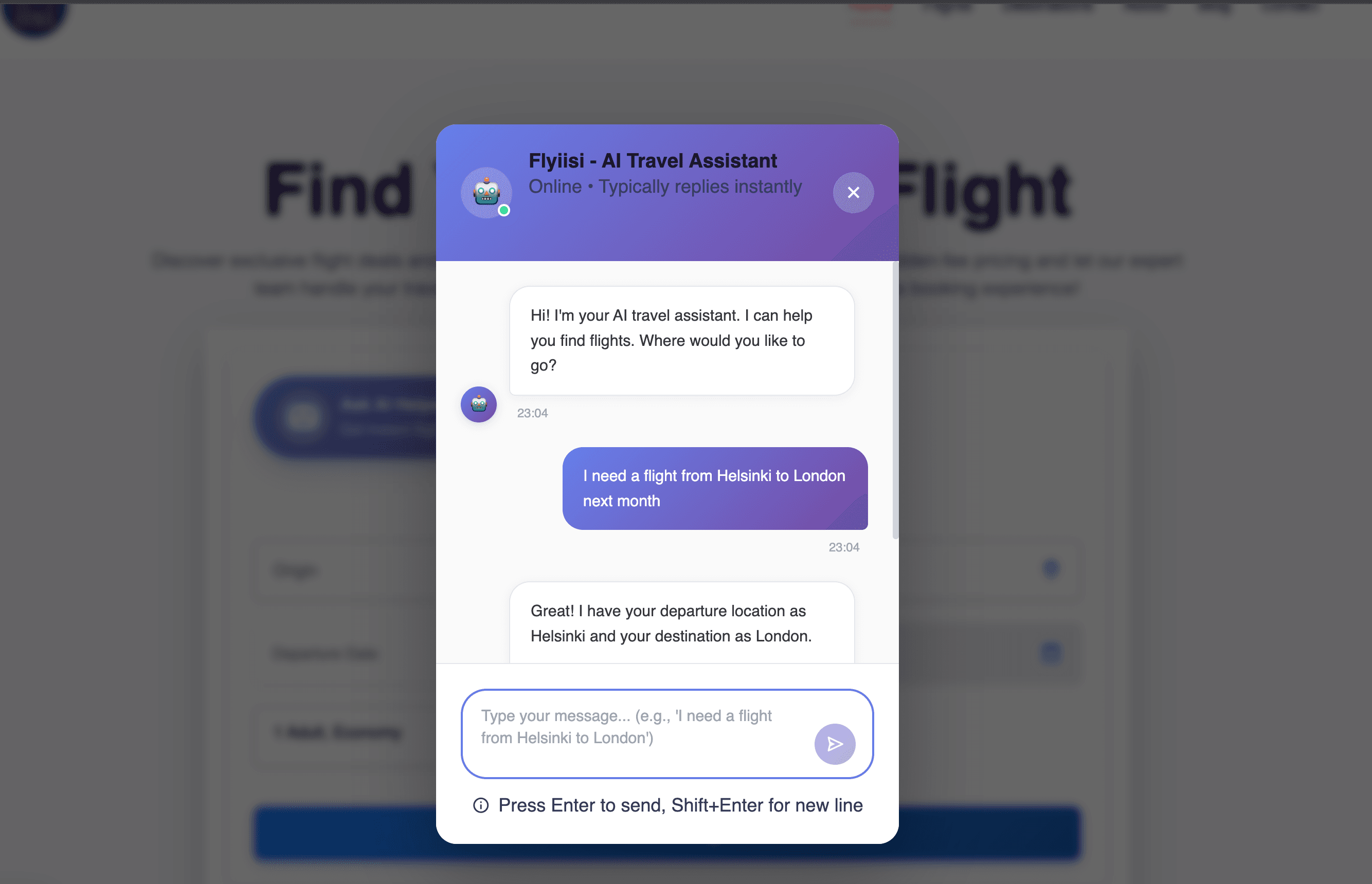 Revolutionizing Flight Search: How AI Chatbots Are Transforming Online Travel Booking